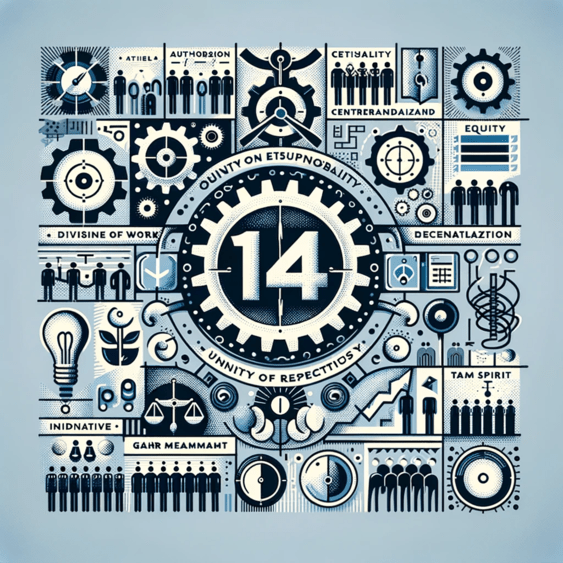 Los 14 principios de organización