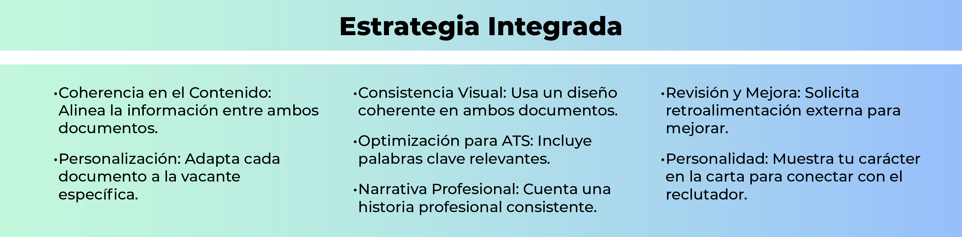 Estrategia integrada