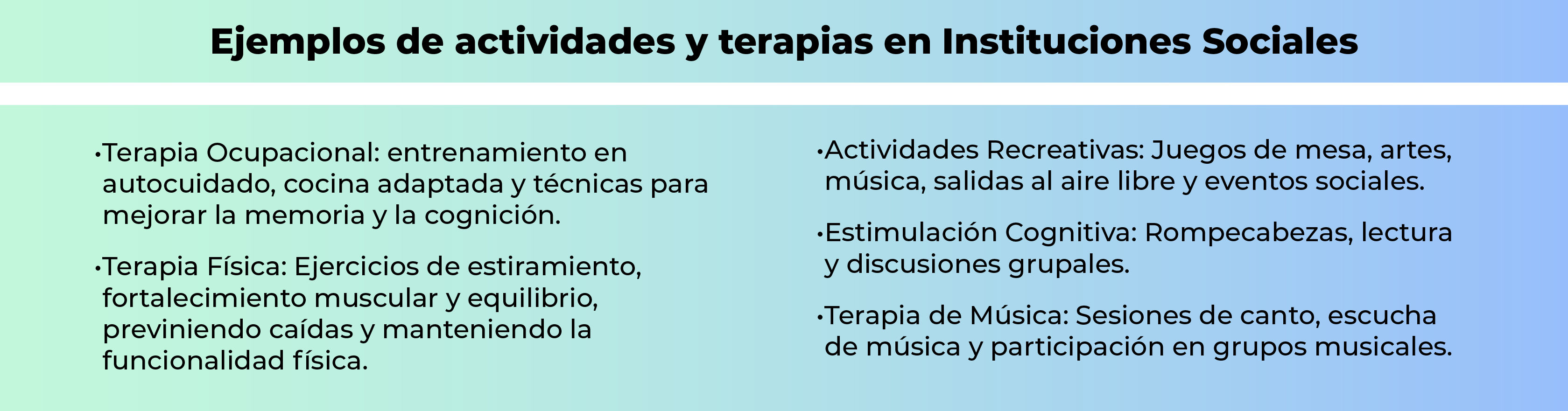 Promoción de la autonomía y la dignidad