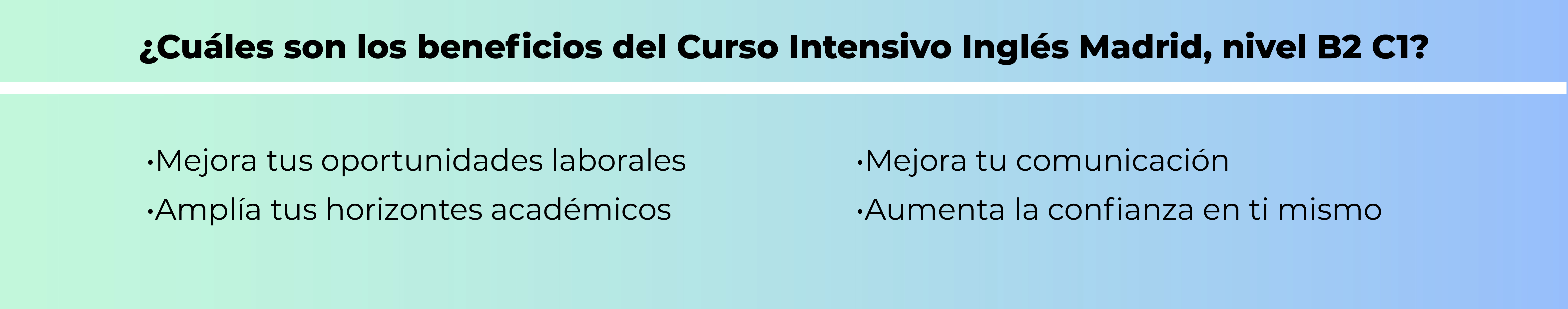 ¿Cuáles son los beneficios de dominar el inglés B2 C1?