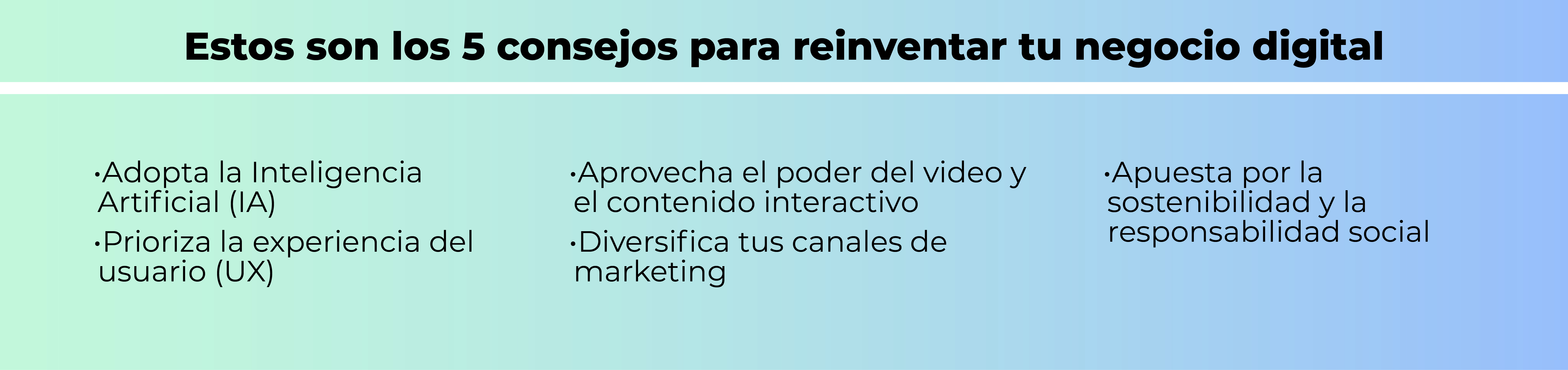 5. Apuesta por la sostenibilidad y la responsabilidad social