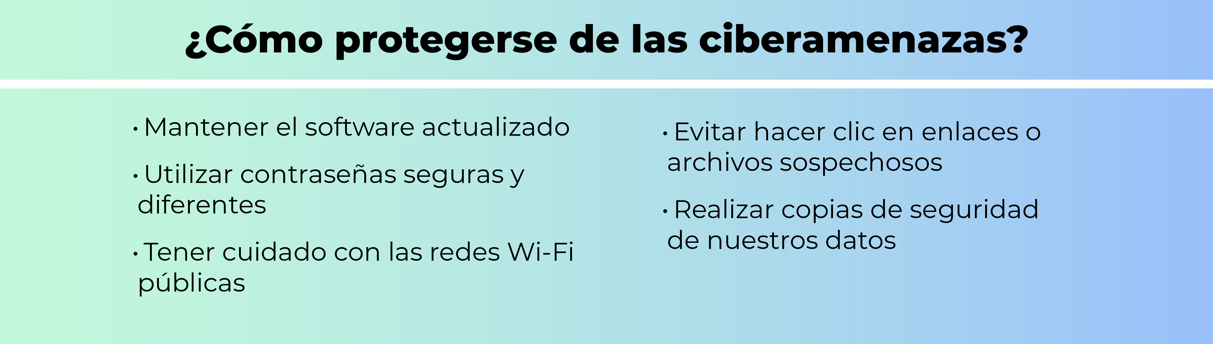 Consejos adicionales de Ciberseguridad Consejos adicionales de Ciberseguridad