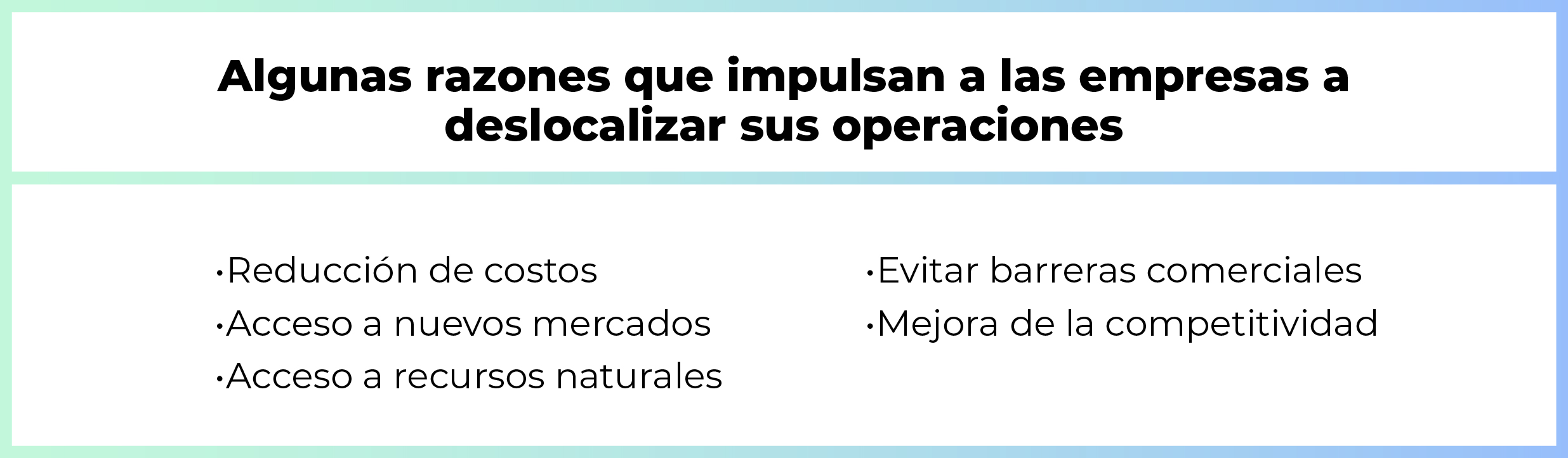 ¿Es la deslocalización inevitable?