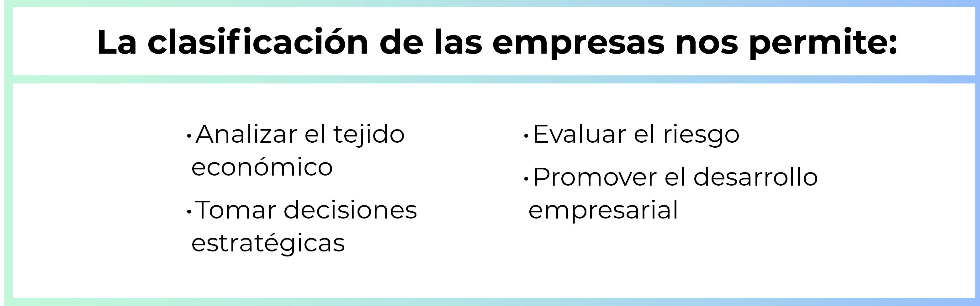 Tipologías para identificar oportunidades de negocio