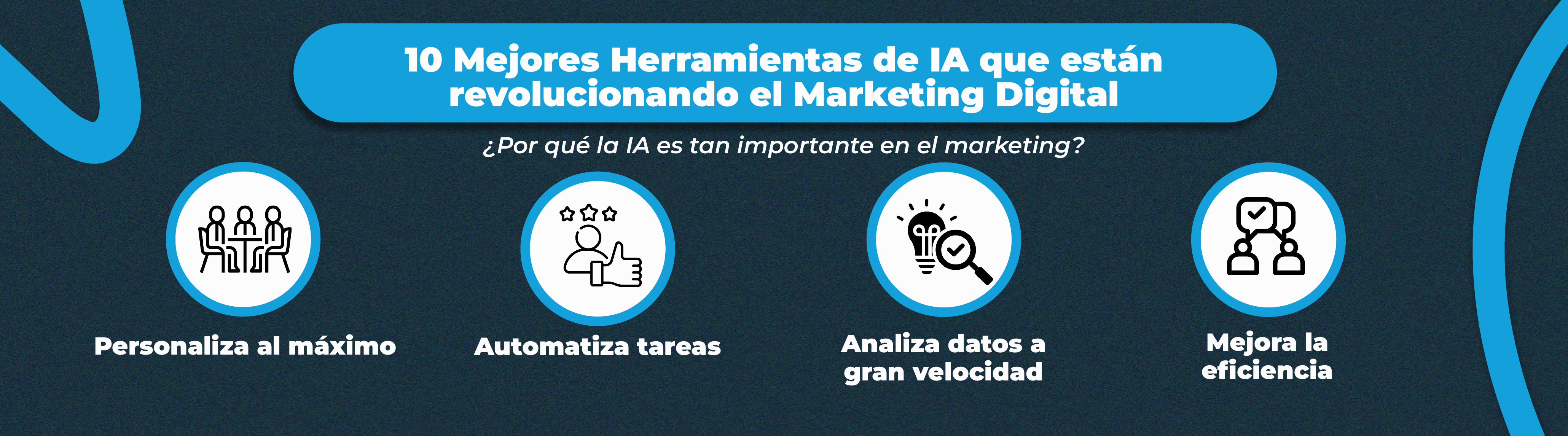 Las 10 herramientas de IA que están revolucionando el marketing digital Las 10 herramientas de IA que están revolucionando el marketing digital