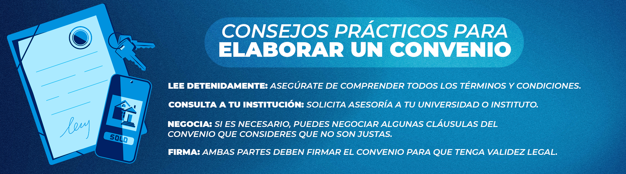 Estructura general de un Convenio de Prácticas Profesionales