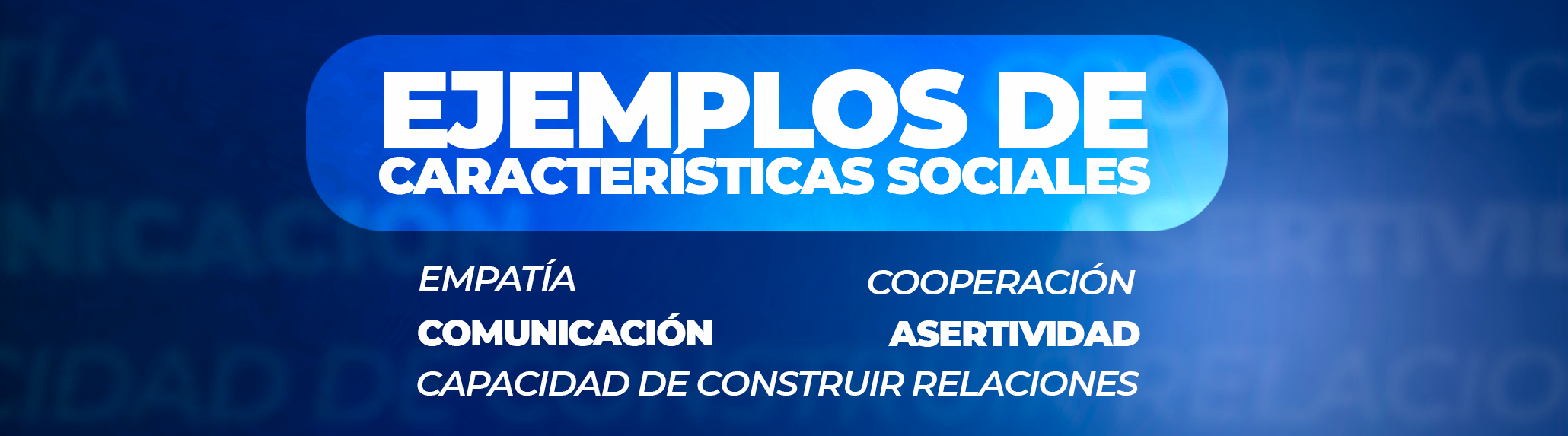 ¿Cómo se desarrollan las Características Sociales?