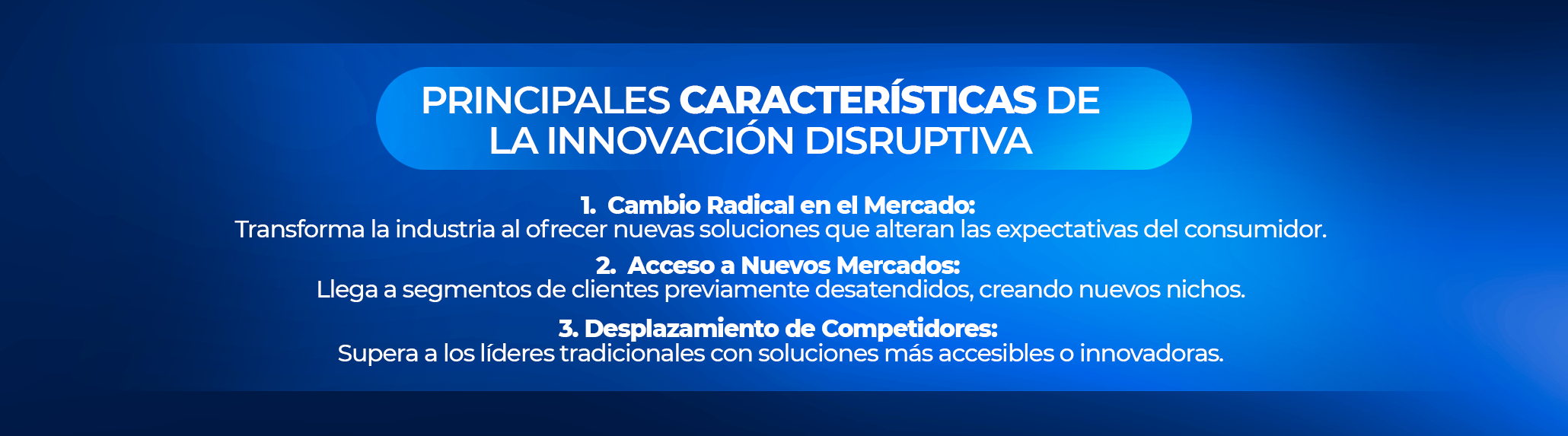 Innovación disruptiva en acción