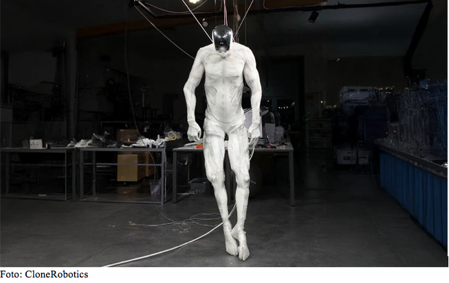 Un robot con músculos artificiales