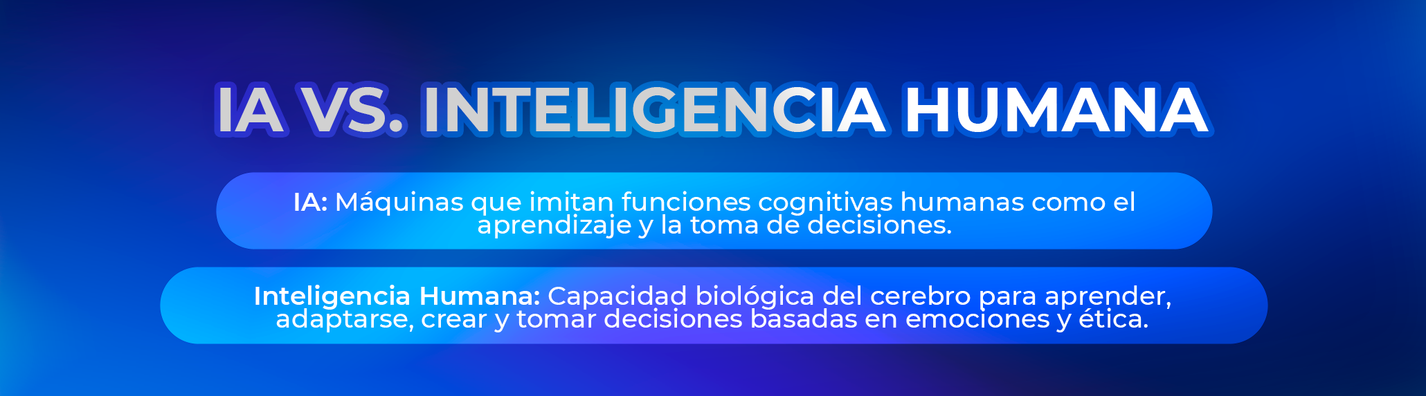 Comparación entre la IA y el cerebro humano Comparación entre la IA y el cerebro humano