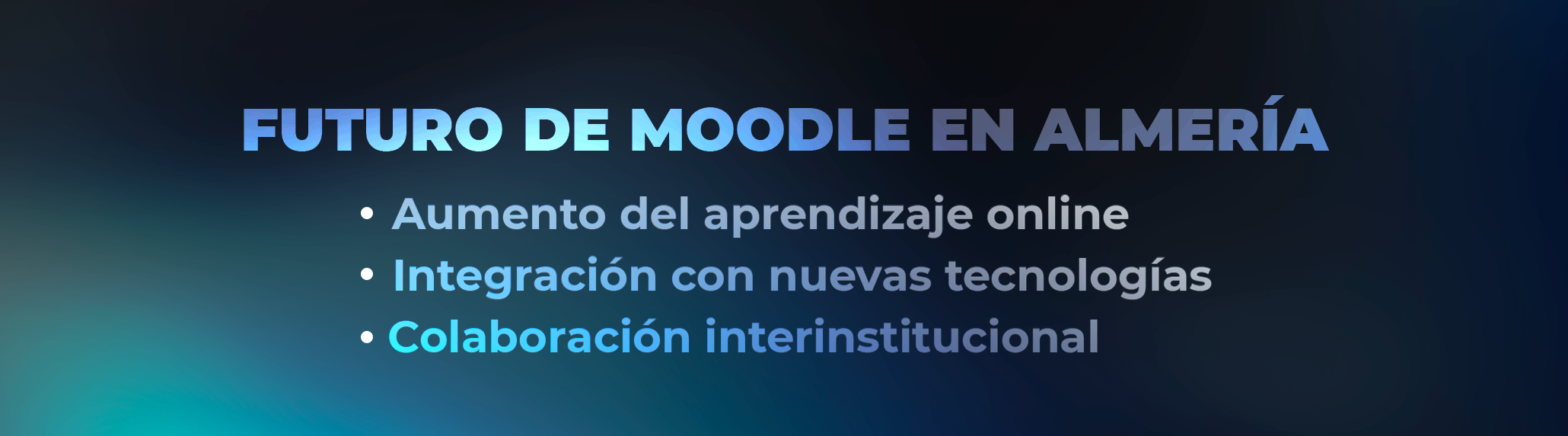 Futuro de Moodle en Almería Futuro de Moodle en Almería