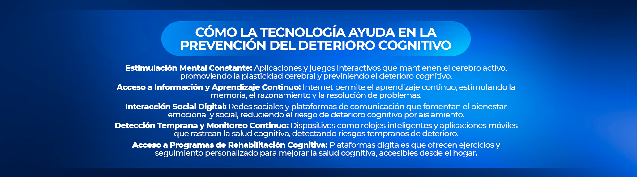 La tecnología como aliada en la prevención La tecnología como aliada en la prevención