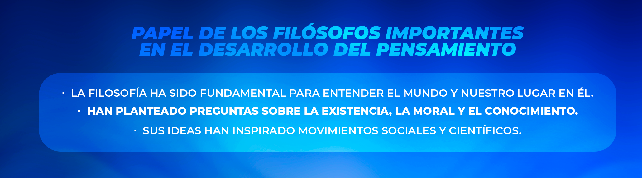 La influencia moderna de los filósofos importantes