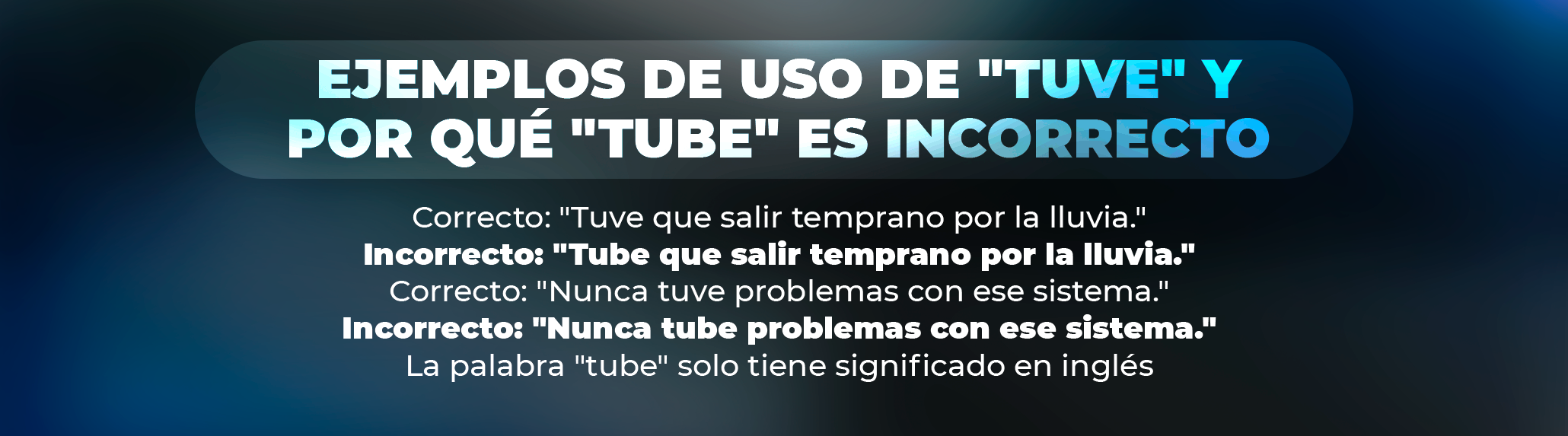 Consejos para recordar la forma correcta
