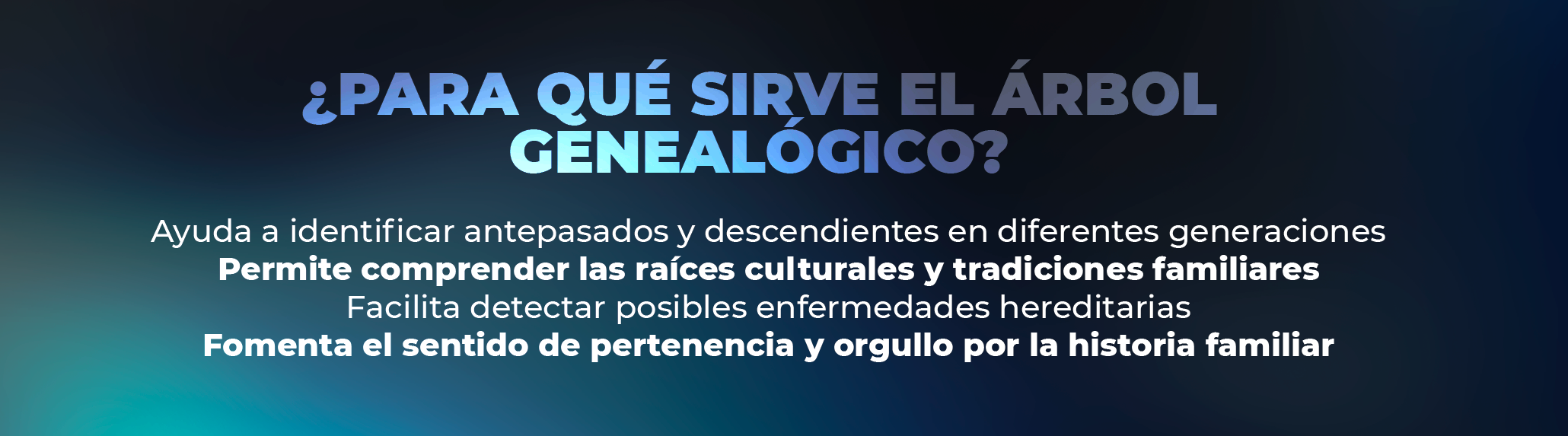 Beneficios emocionales y culturales del conocimiento familiar