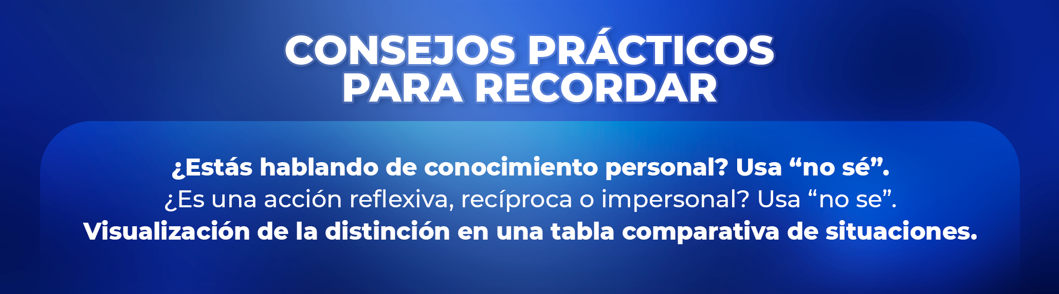 ¿Por qué es importante escribir correctamente “no sé” y “no se”? ¿Por qué es importante escribir correctamente “no sé” y “no se”?