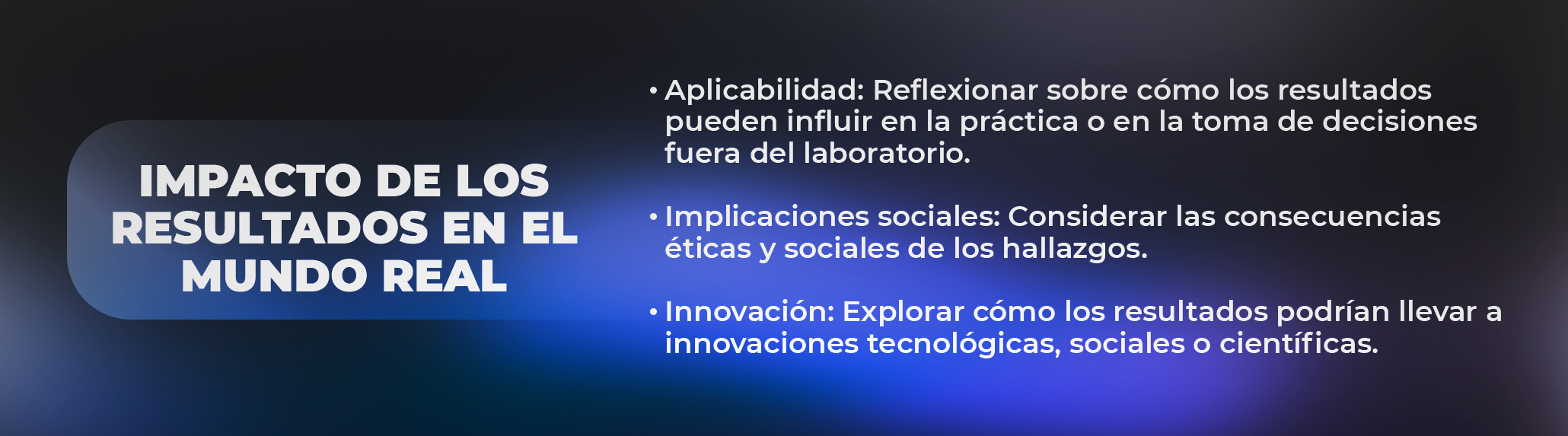 7. Comunicación de resultados