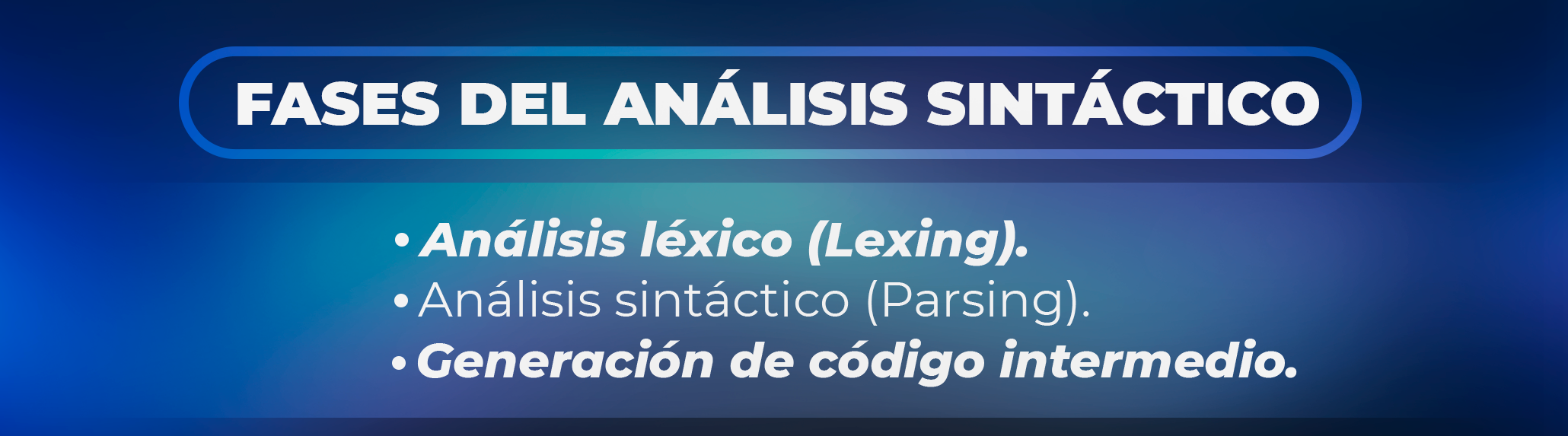 Aplicaciones del análisis sintáctico Aplicaciones del análisis sintáctico