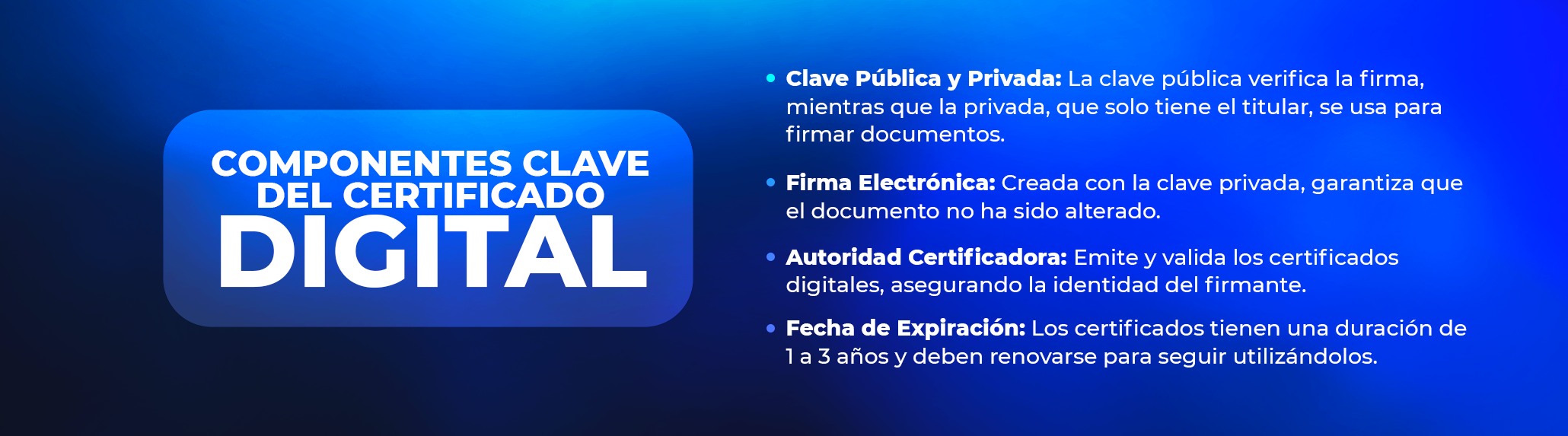 Ventajas adicionales de la firma digital con certificado digital