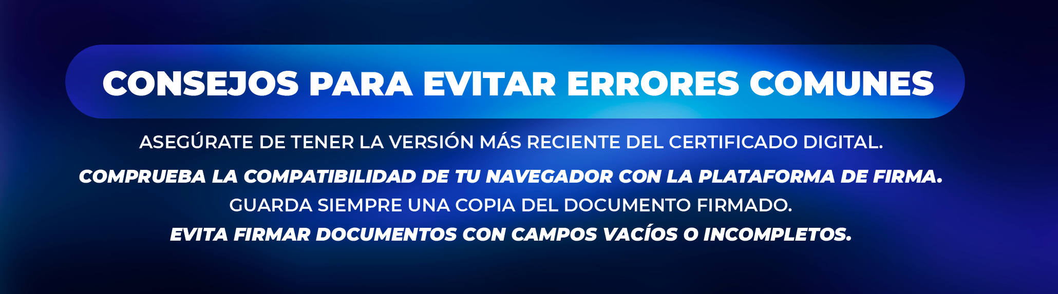 Pasos para firmar un documento con certificado digital