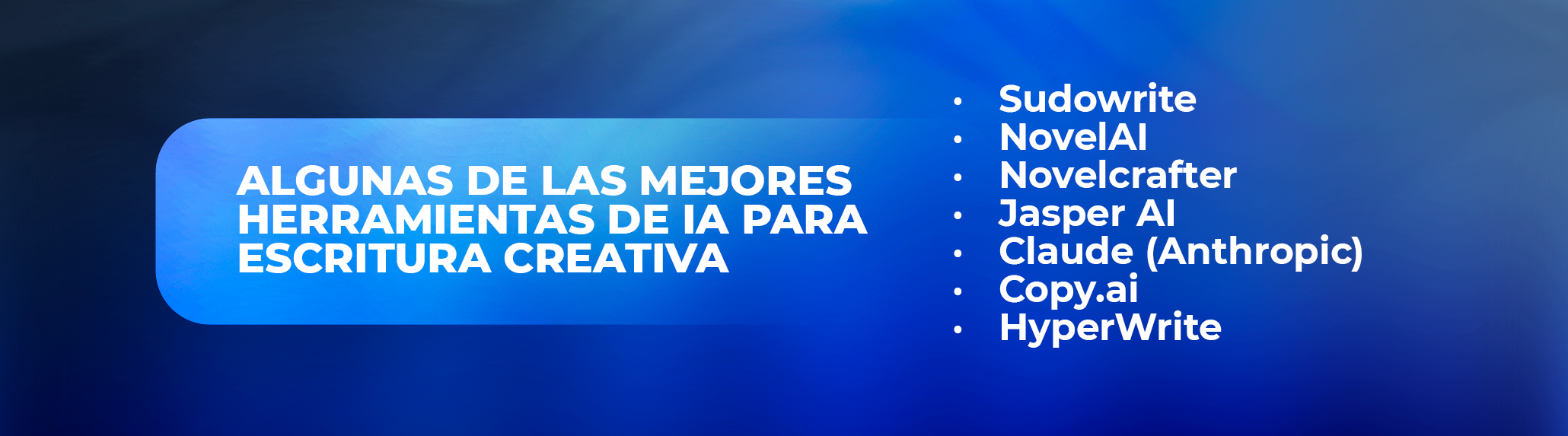 Algunas de las mejores herramientas de IA para escritura creativa Algunas de las mejores herramientas de IA para escritura creativa
