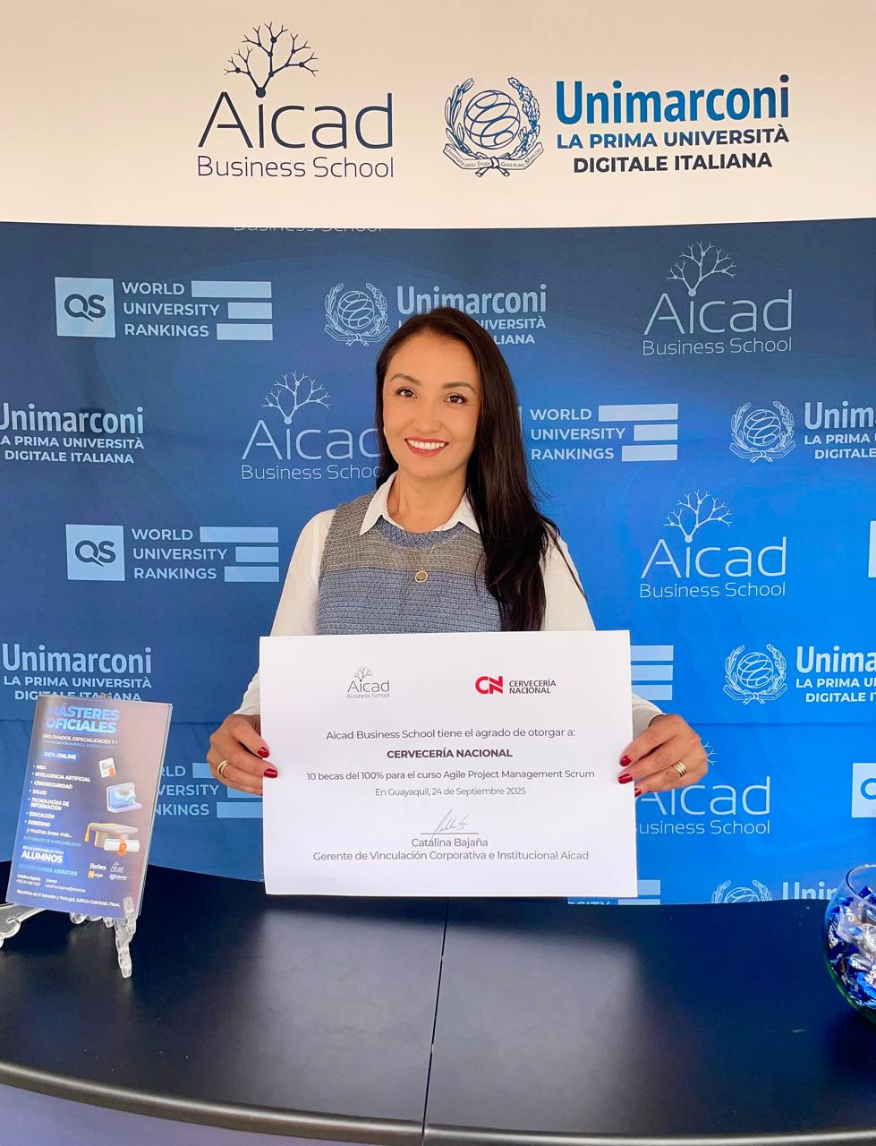 Aicad otorga 20 becas del 100% en la Well Week de Cervecería Nacional