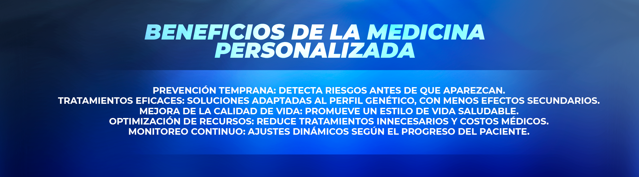 El futuro de la medicina: Personalización y prevención