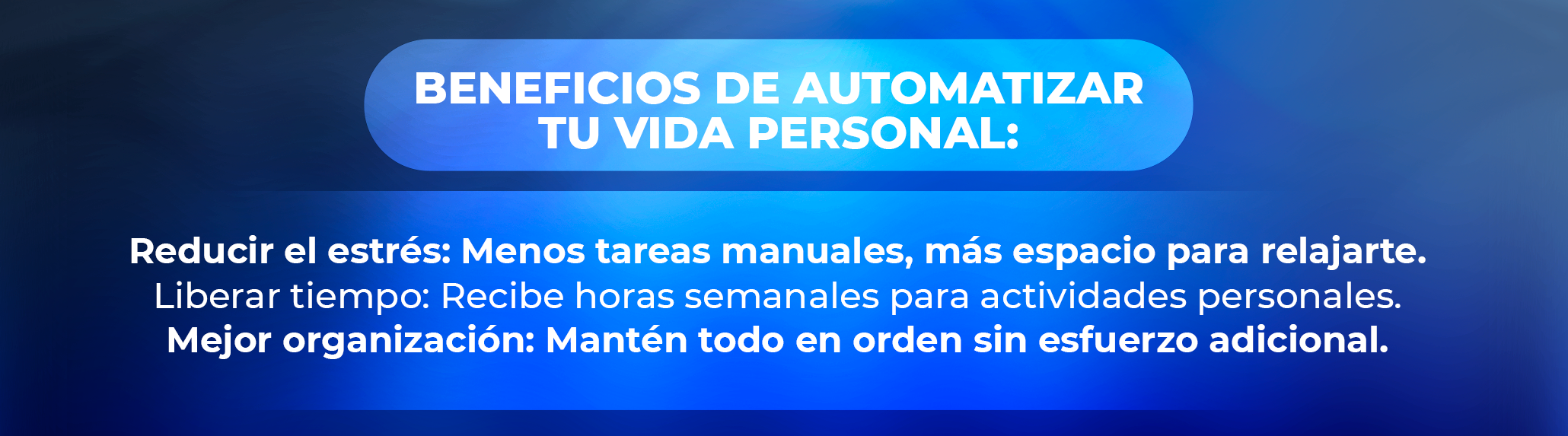 ¿Por qué automatizar tu vida personal con IA? ¿Por qué automatizar tu vida personal con IA?