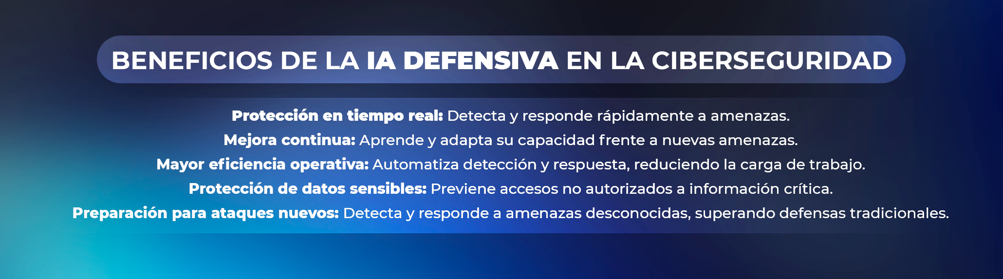 El futuro de la defensa cibernética con IA