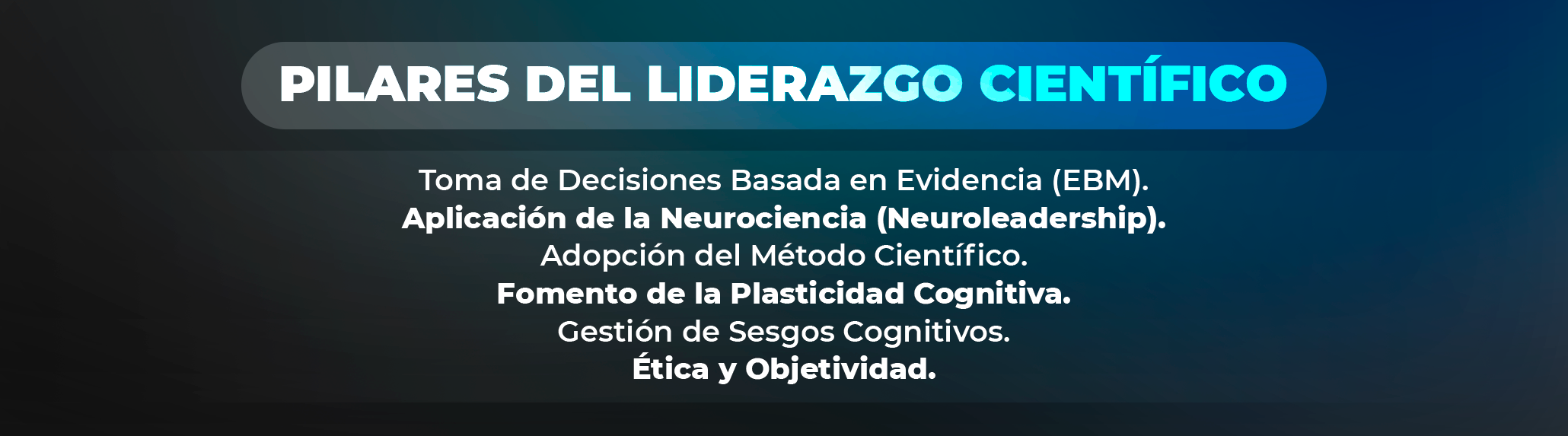 Liderazgo Científico y el Futuro del Comportamiento Organizacional Liderazgo Científico y el Futuro del Comportamiento Organizacional