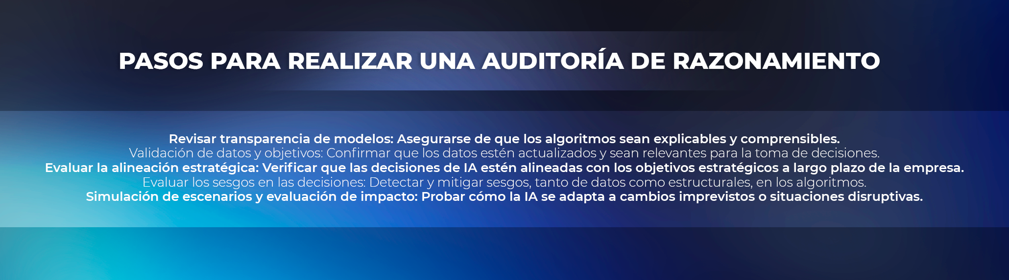 Auditoría de “razonamiento” de máquinas para CEOs