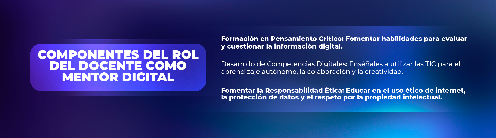 El rol del docente como mentor de criterio digital