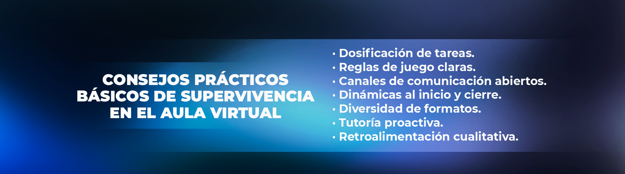 Diseño eficaz de estrategias de evaluación online