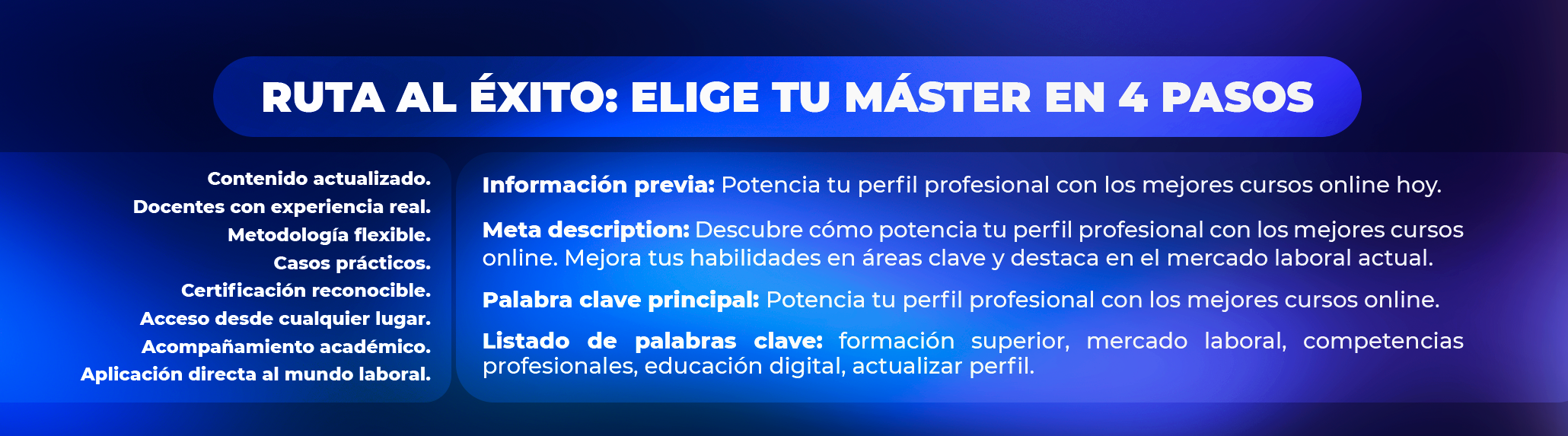 Beneficios de actualizar tu perfil con formación online