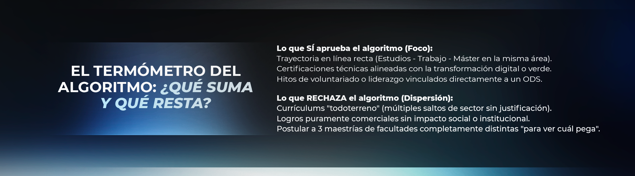 El veredicto: La preparación como ventaja competitiva
