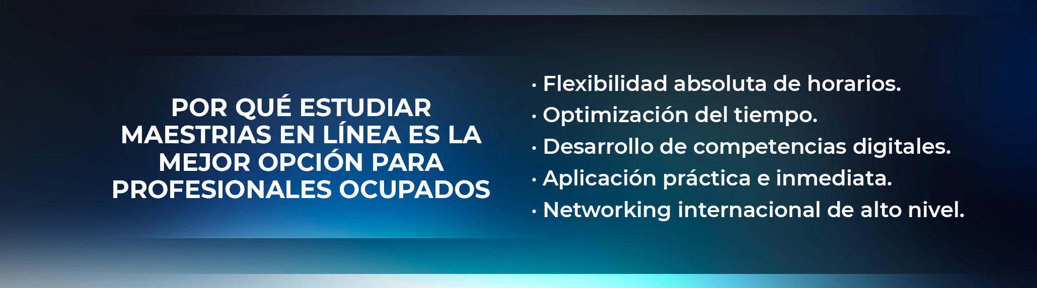 Maestrías a distancia para ejecutivos y el networking internacional