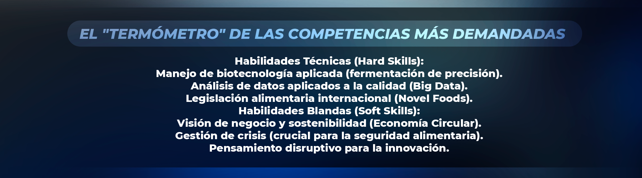 Salidas profesionales en el sector alimentario de vanguardia