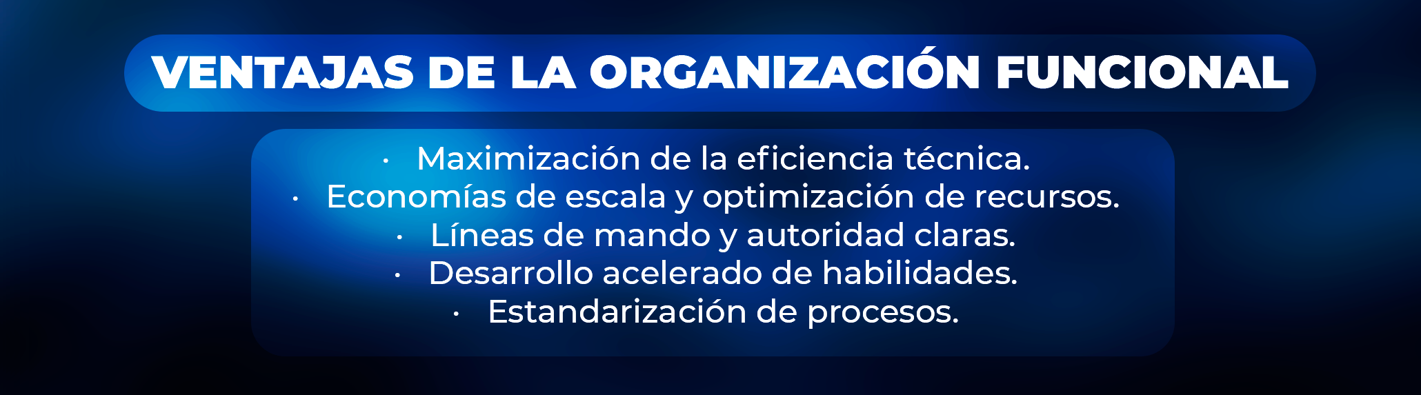 Diagnóstico estratégico de las ventajas y desventajas de la organización funcional Diagnóstico estratégico de las ventajas y desventajas de la organización funcional