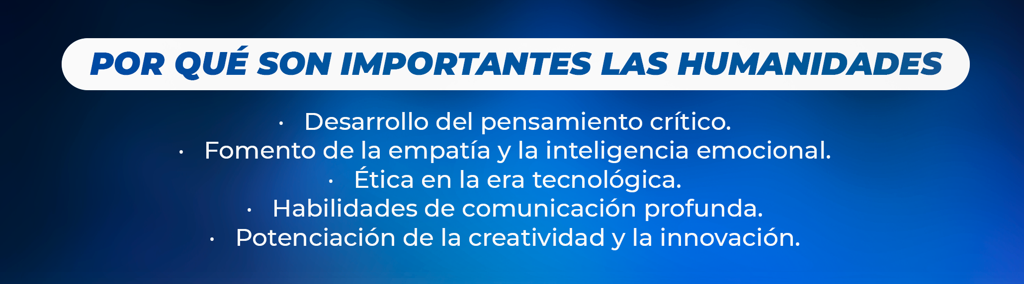 Impacto social y por qué son importantes las humanidades