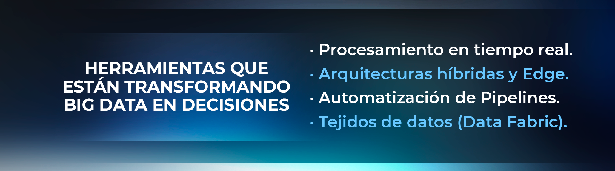 Democratización de la información y BI de autoservicio Democratización de la información y BI de autoservicio