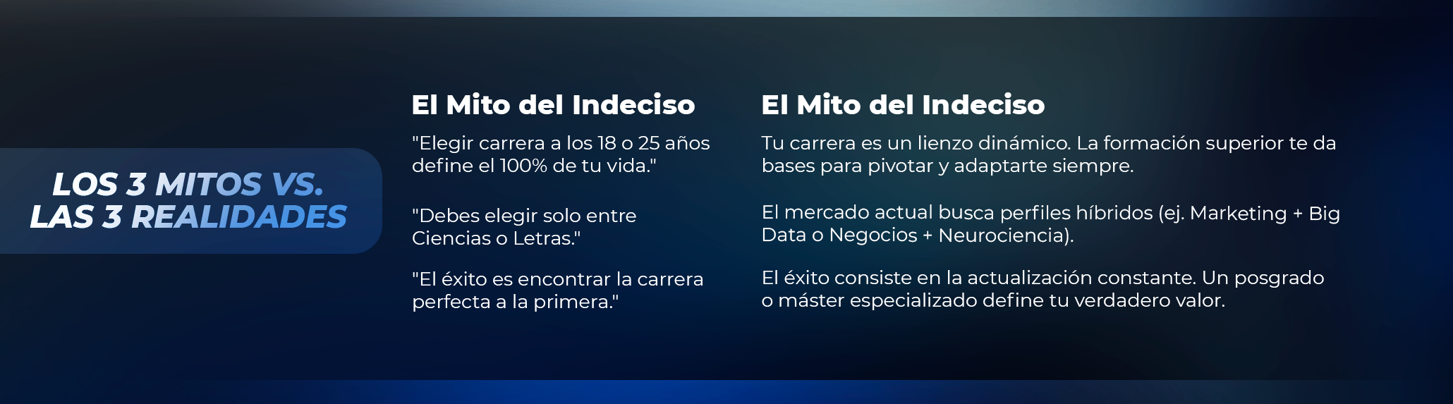 Por qué realizar un test de orientación vocacional es el primer paso crÃtico para el éxito en tu elección de posgrado Por qué realizar un test de orientación vocacional es el primer paso crÃtico para el éxito en tu elección de posgrado