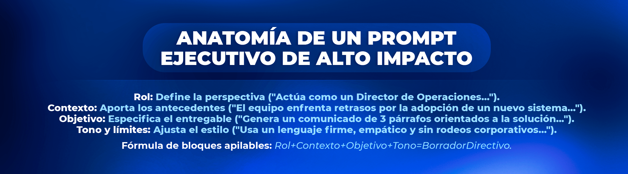 Prompts básicos para redactar comunicados efectivos a tu equipo Prompts básicos para redactar comunicados efectivos a tu equipo