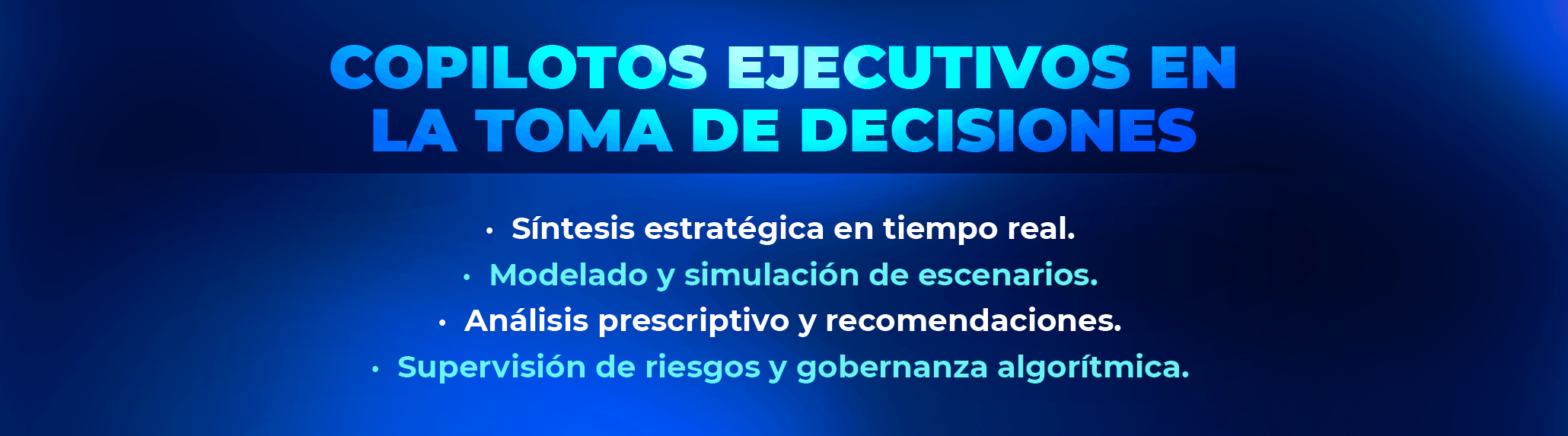 Integración de análisis prescriptivo en el comité de dirección para simulación de escenarios