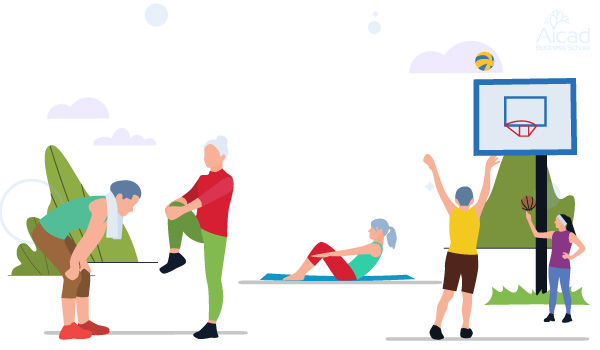 Actividad física y cognitiva para personas mayores