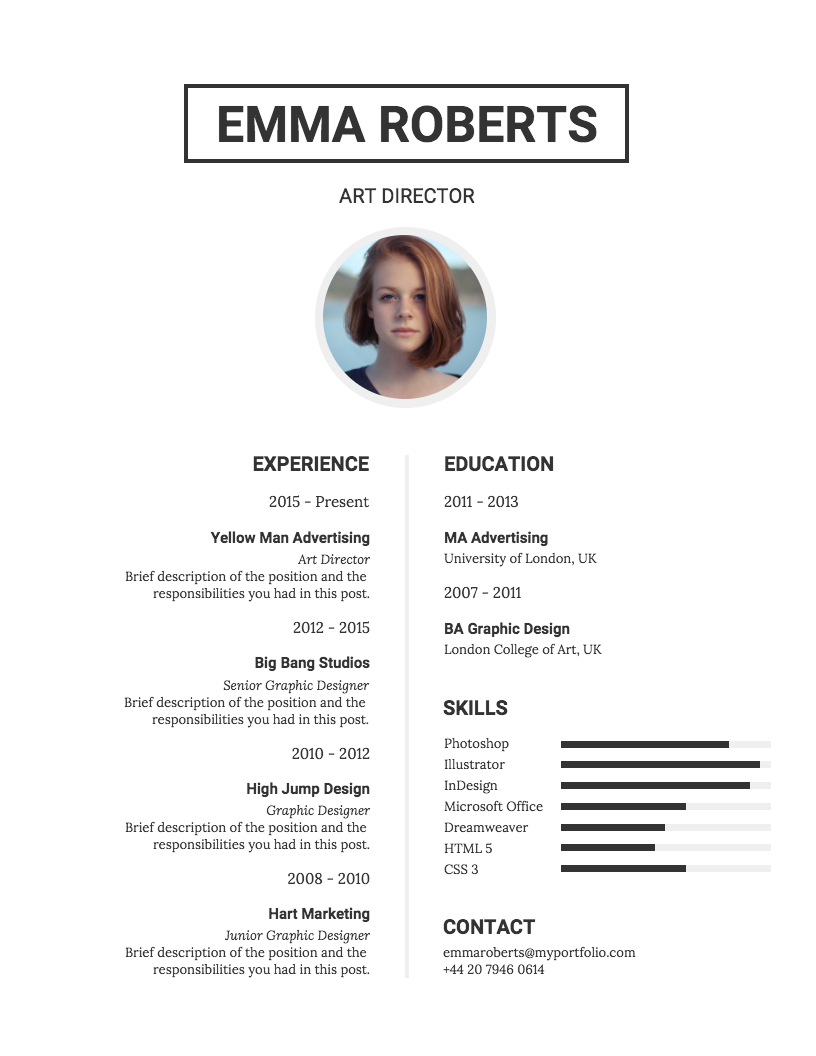 4 Tips para hacer un diseño de CV excelente 4 Tips para hacer un diseño de CV excelente
