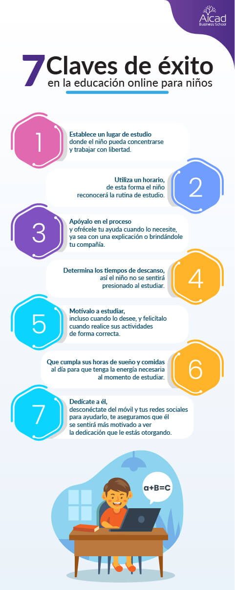 consejos de educación online para niños