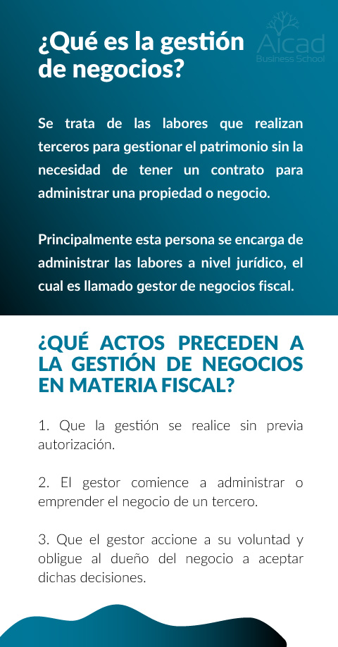 Gestión de negocios en materia fiscal