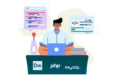 Programador web con Dreamweaver CC + PHP + JavaScript + MySQL