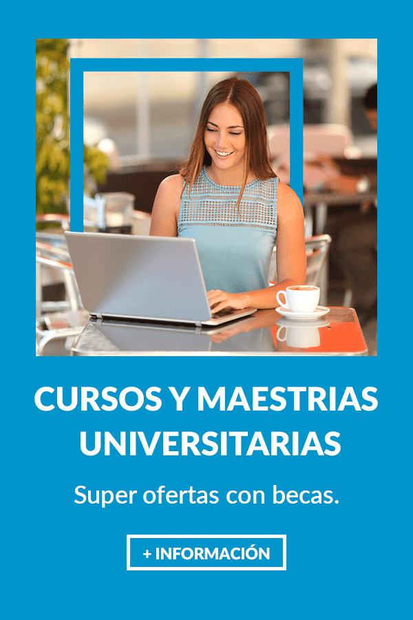 CURSOS Y  <br> MAESTRÍAS UNIVERSITARIAS